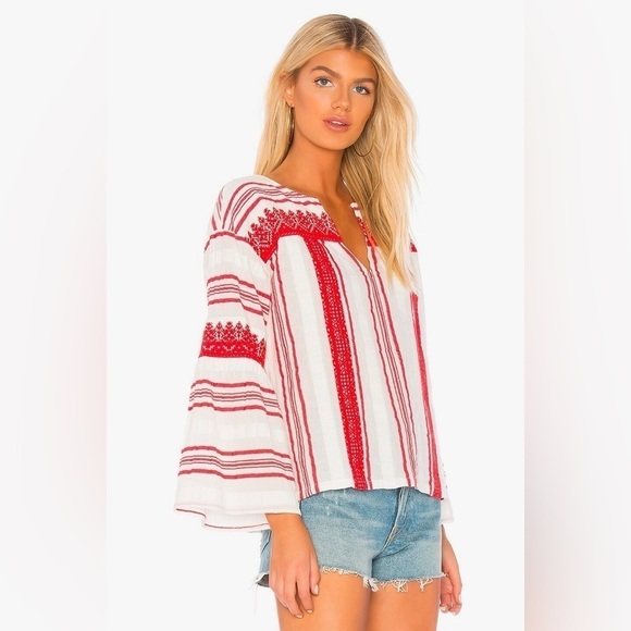 Joie Selbea Top in Cherry, Size S - Picture 2 of 10